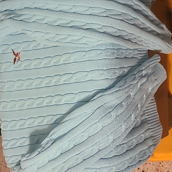 Turquoise women's sweater - Picture 5 of 6